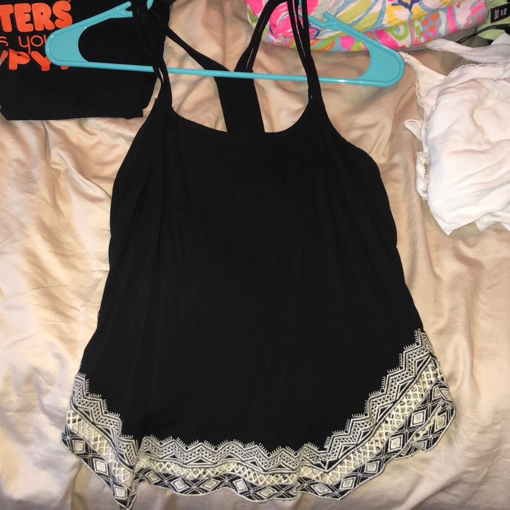 Black and White Tank Top